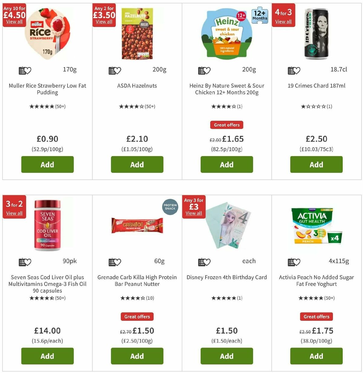 ASDA Offers from 17 January