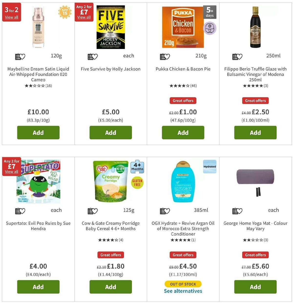 ASDA Offers from 17 January