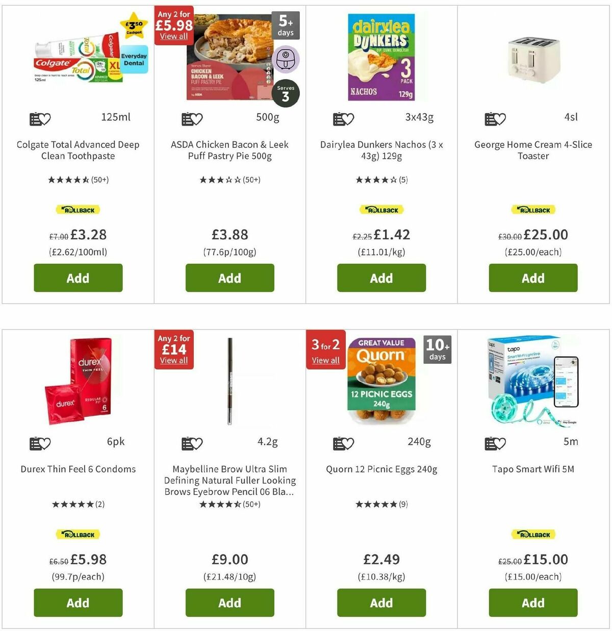 ASDA Offers from 24 January