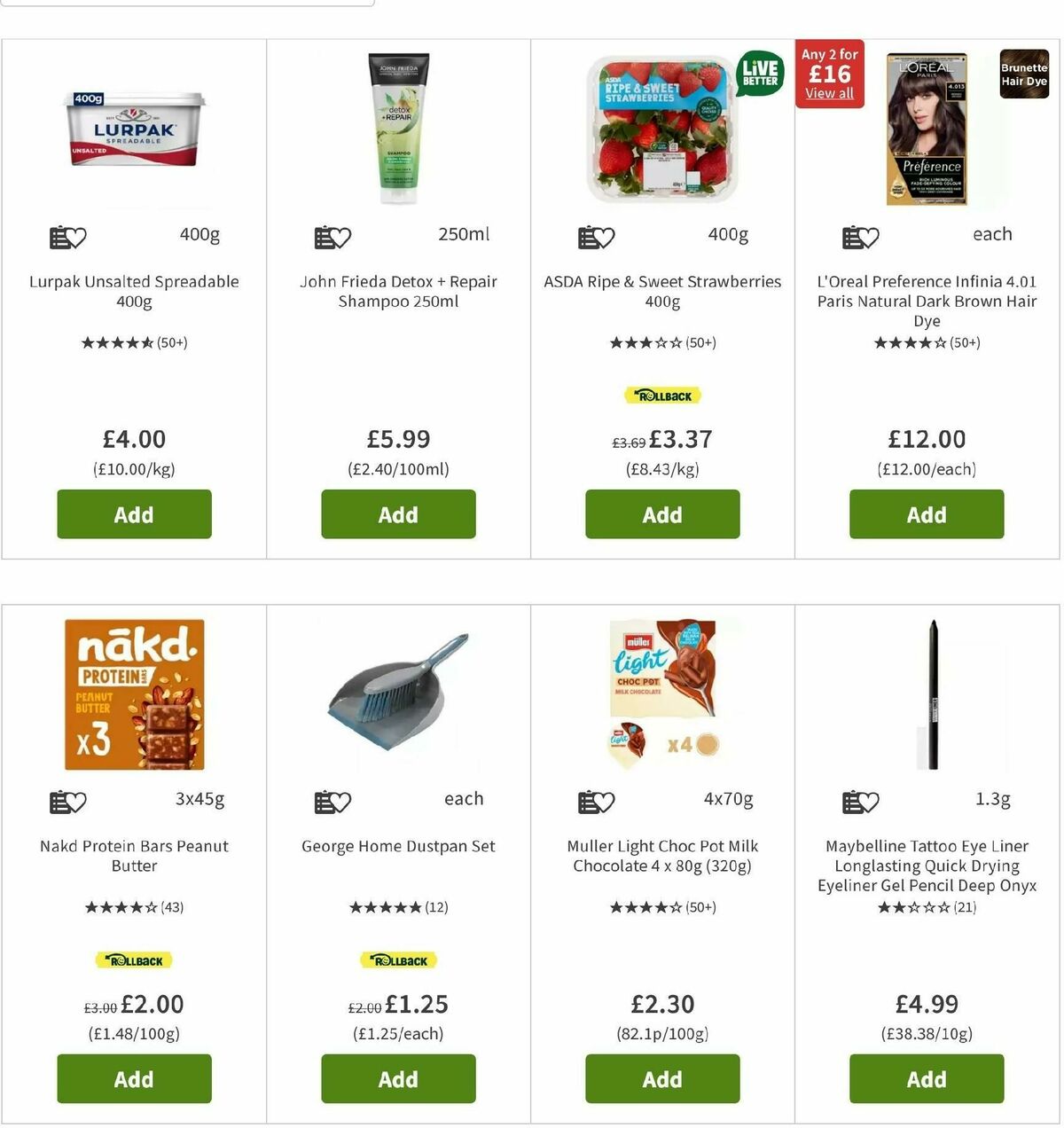 ASDA Offers from 24 January