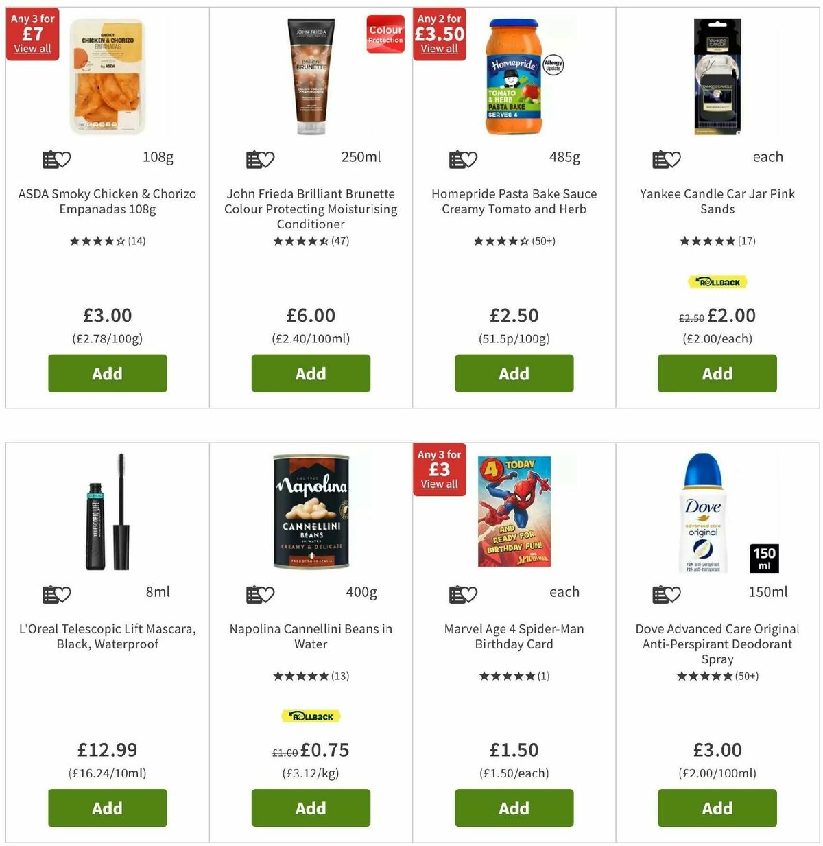 ASDA Offers from 24 January