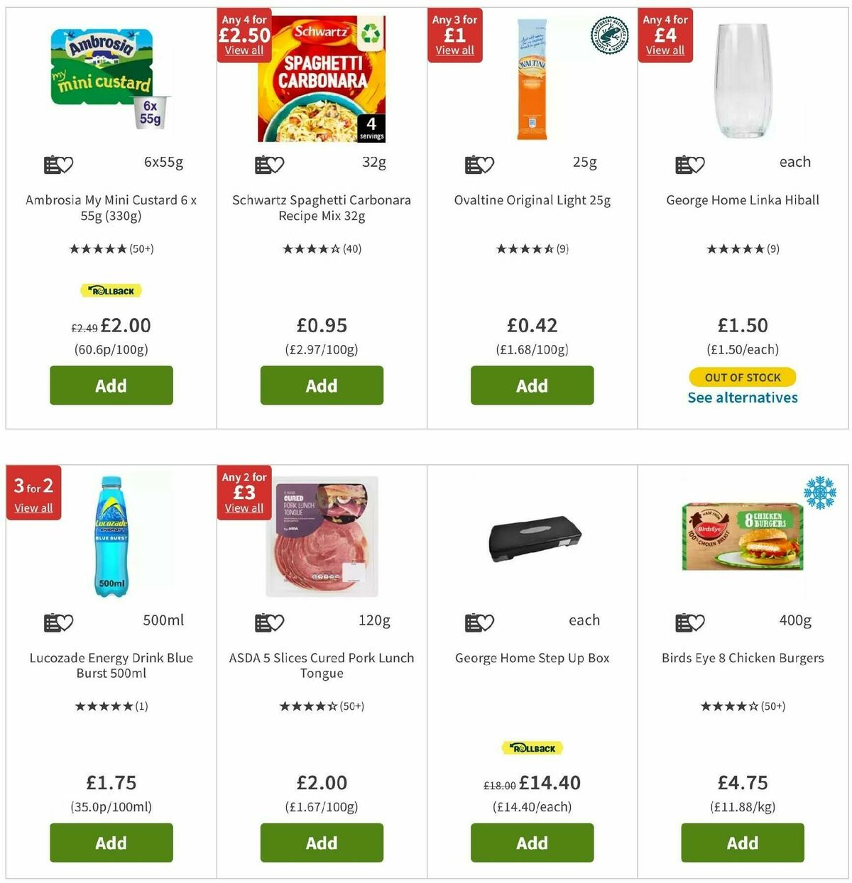 ASDA Offers from 24 January