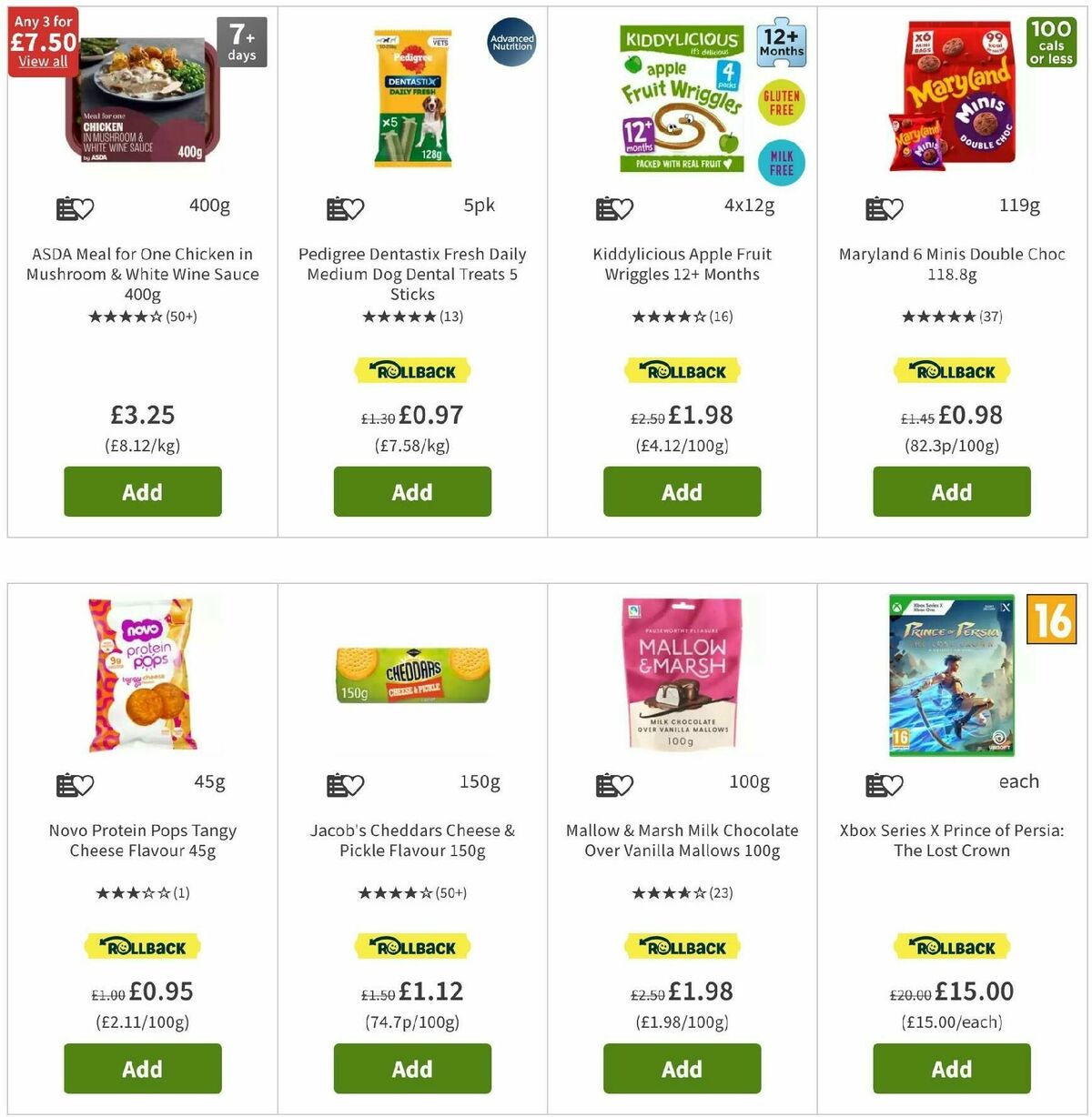 ASDA Offers from 15 February