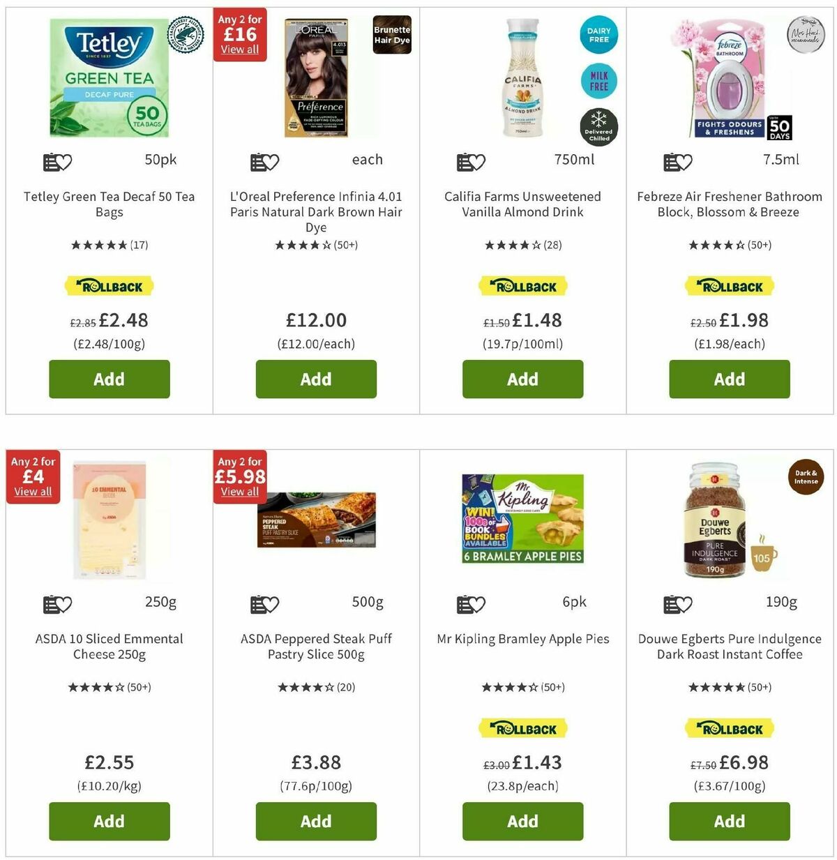ASDA Offers from 15 February