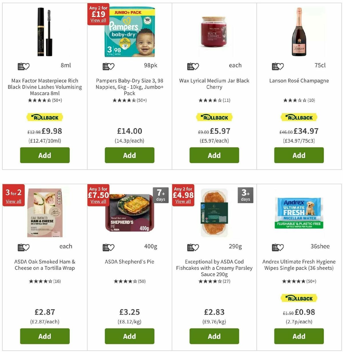 ASDA Offers from 15 February