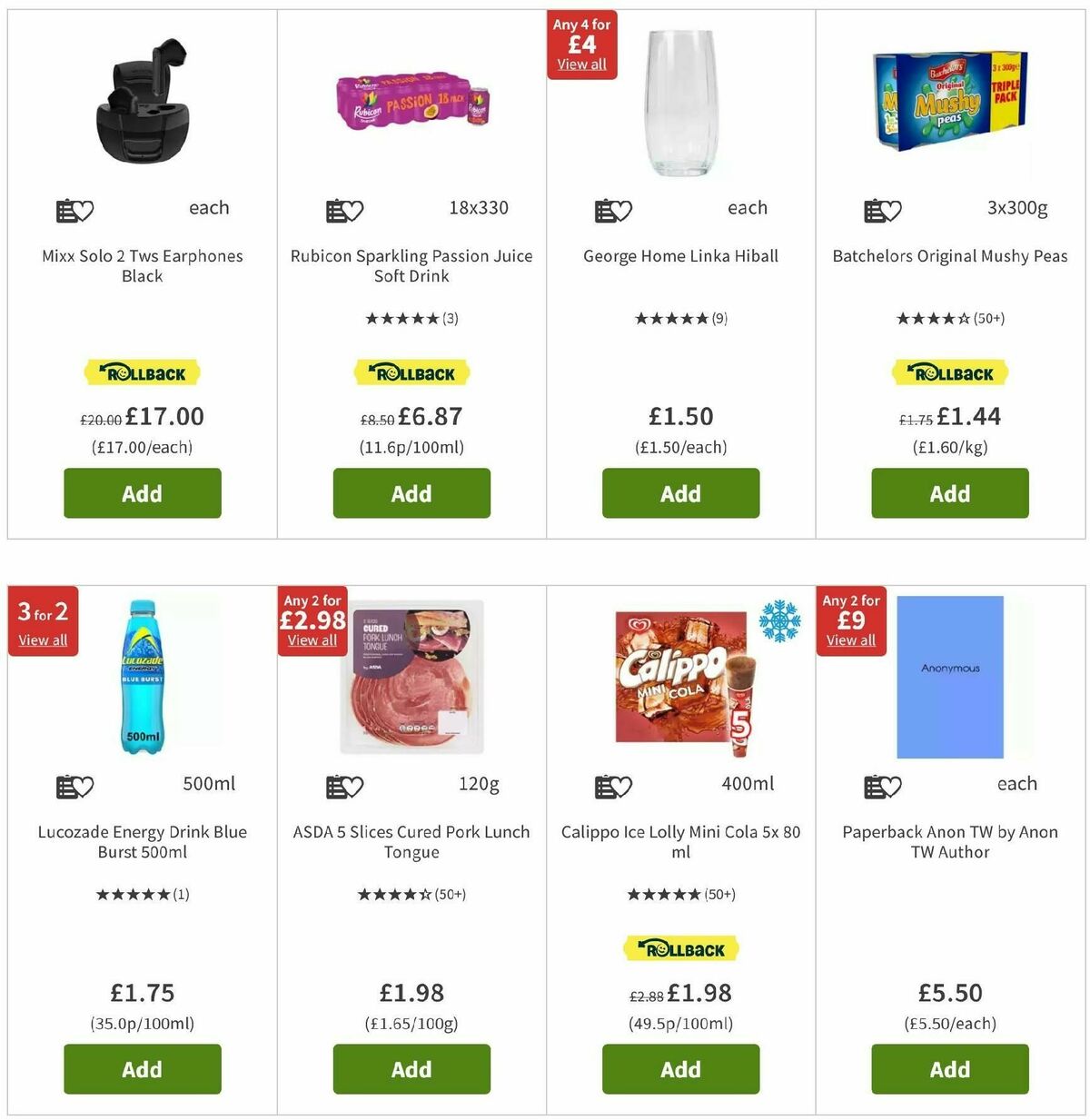 ASDA Offers from 15 February