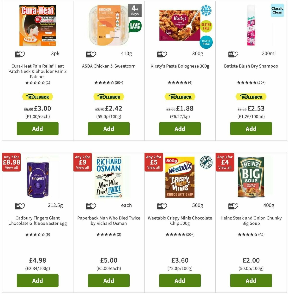 ASDA Offers from 15 February