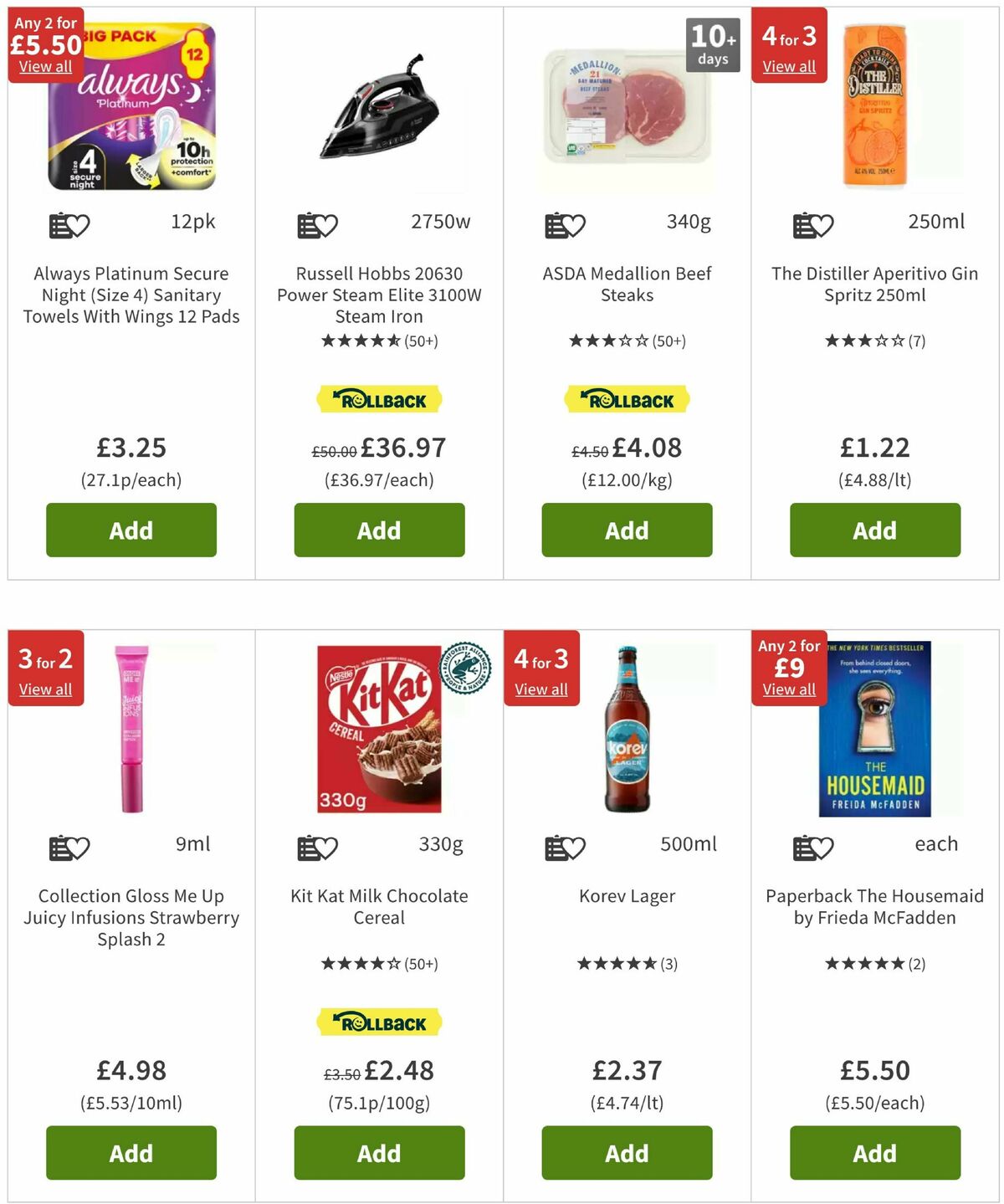 ASDA Offers from 14 March