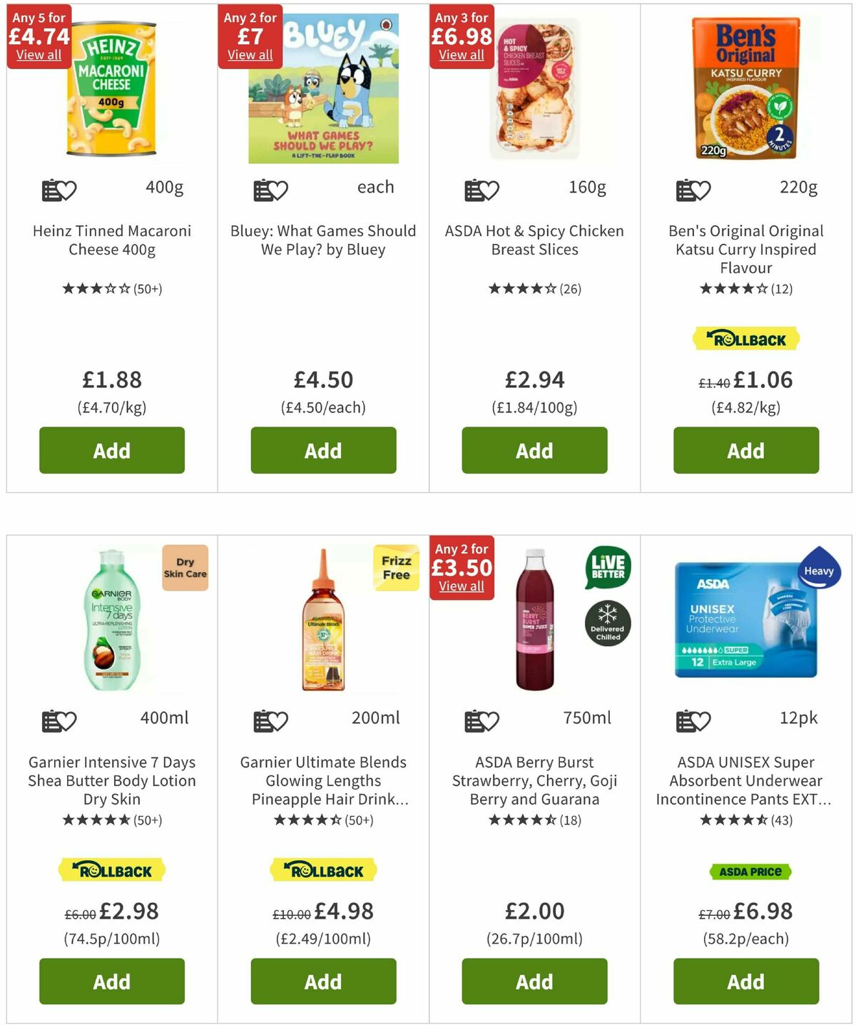ASDA Offers from 14 March