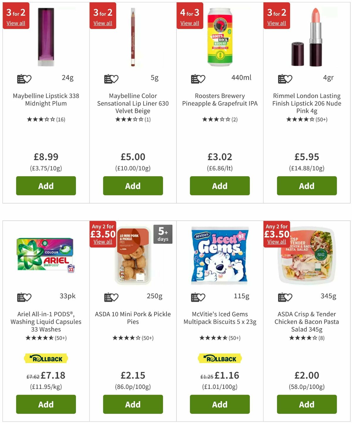 ASDA Offers from 31 March