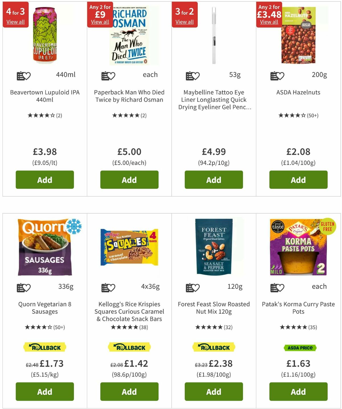 ASDA Offers from 31 March
