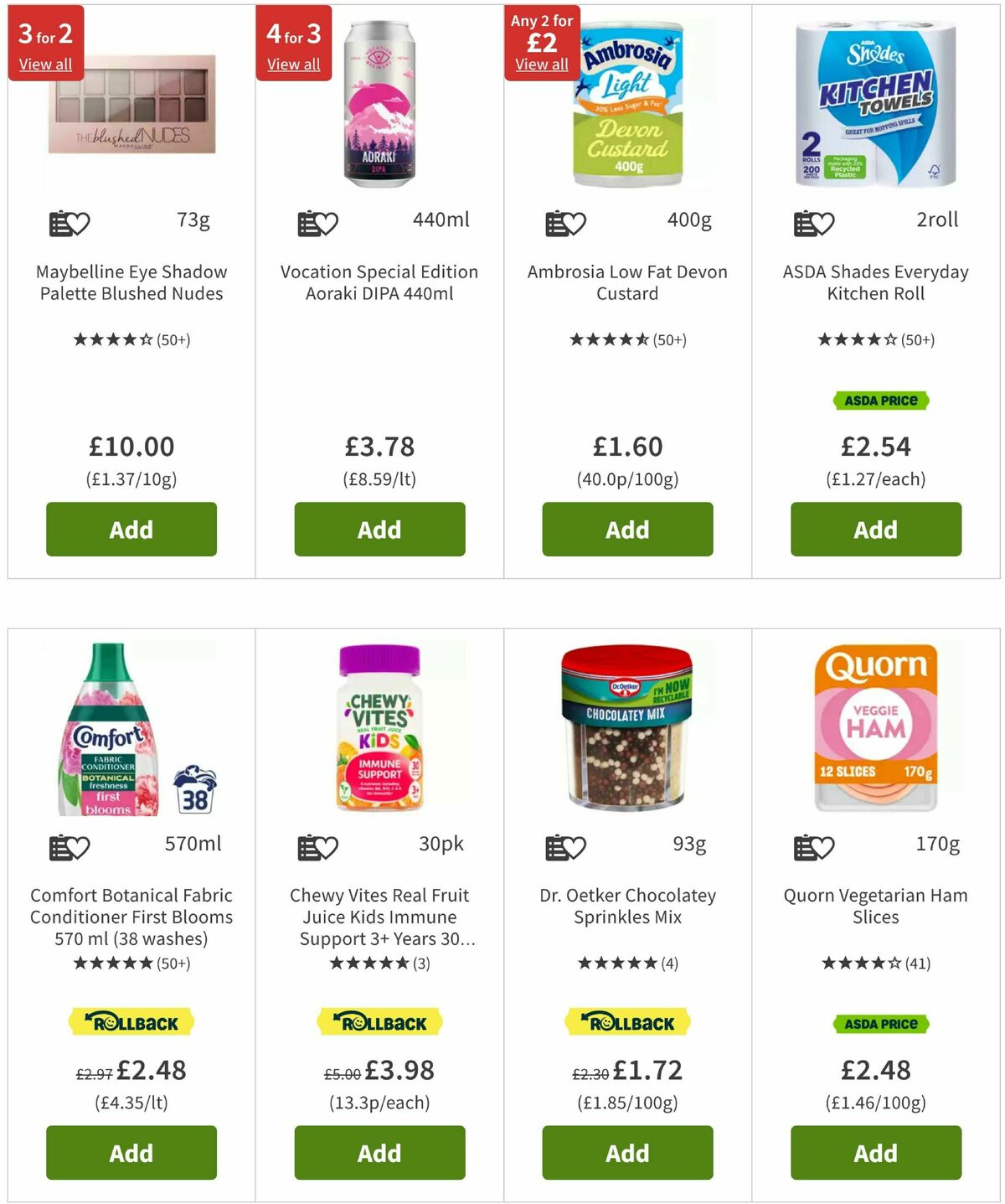 ASDA Offers from 31 March