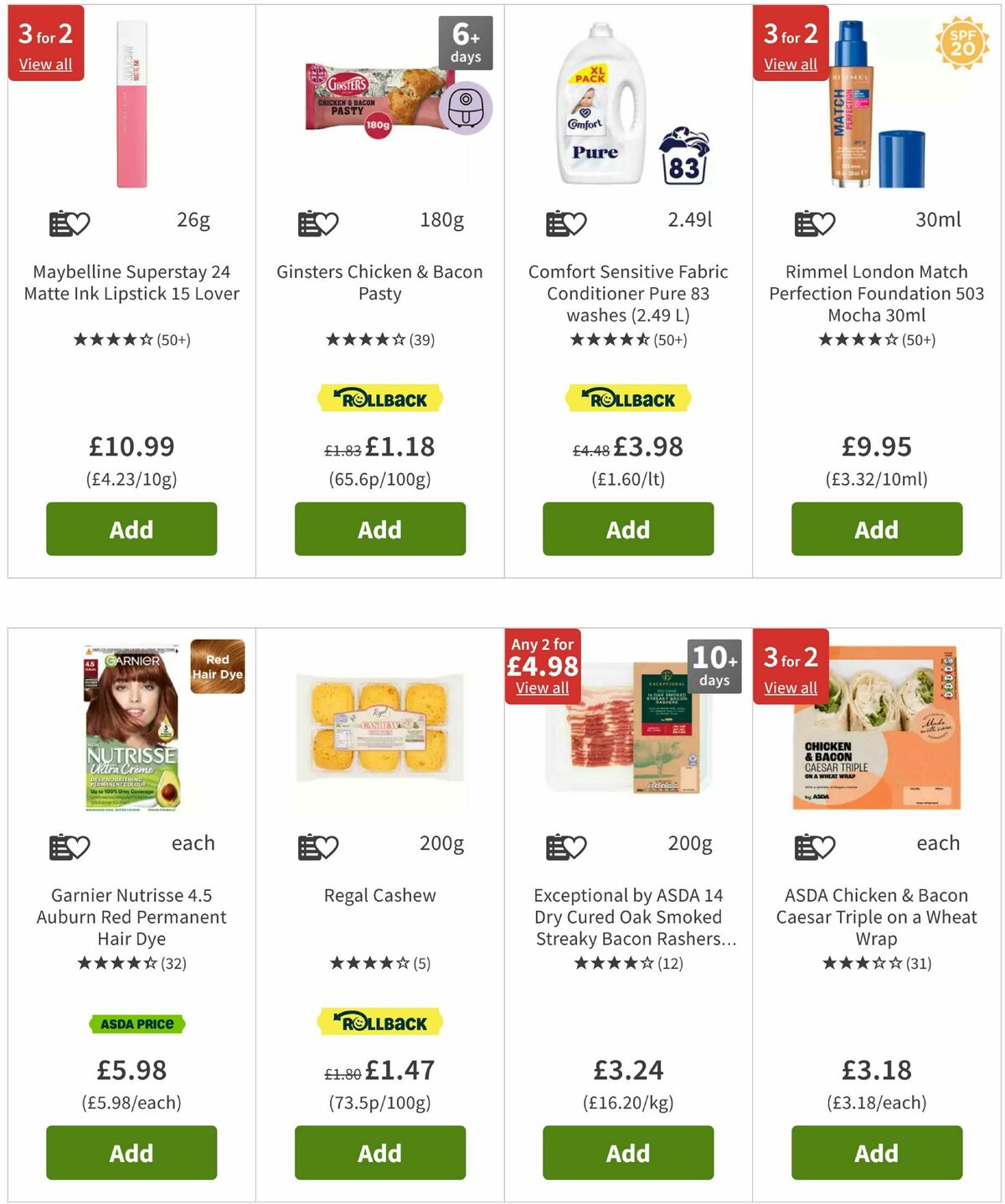 ASDA Offers from 31 March