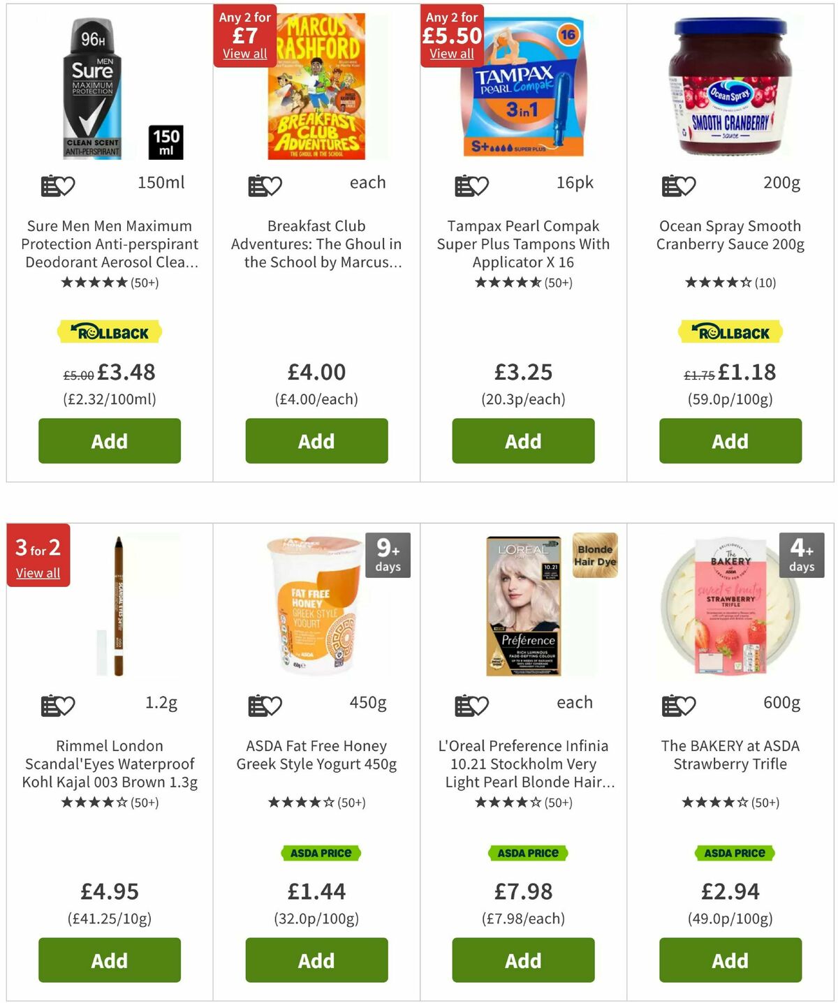 ASDA Offers from 31 March