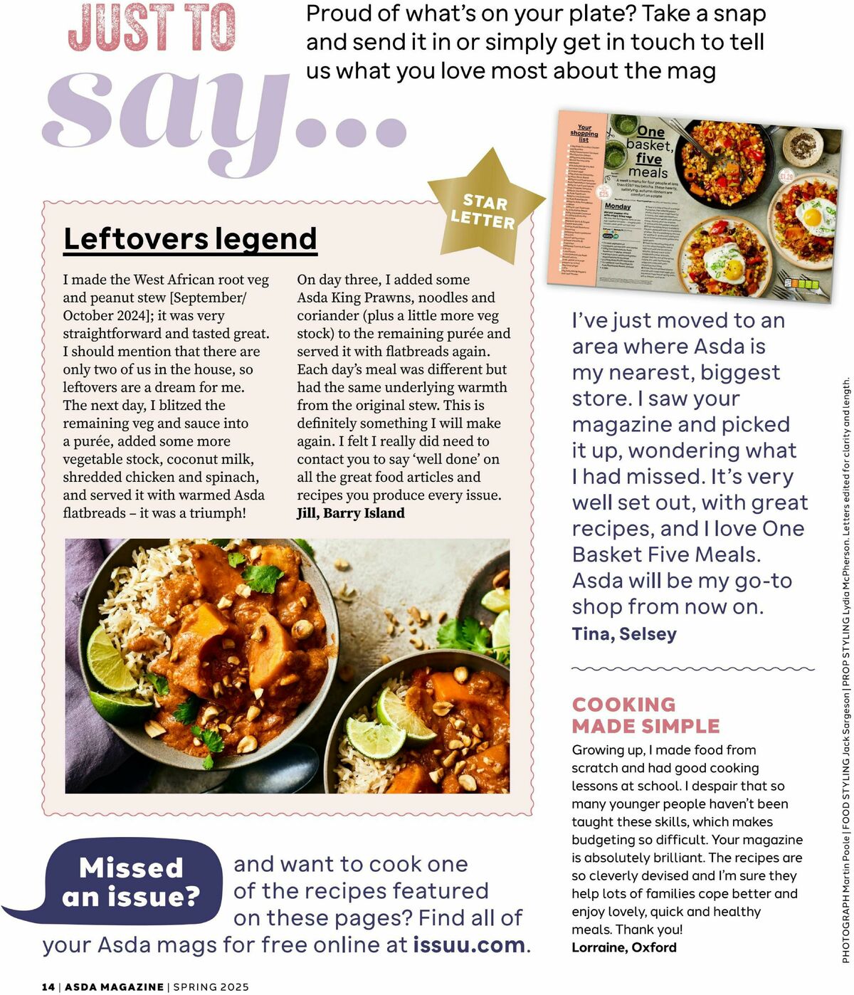 ASDA Magazine Spring Offers from 1 April