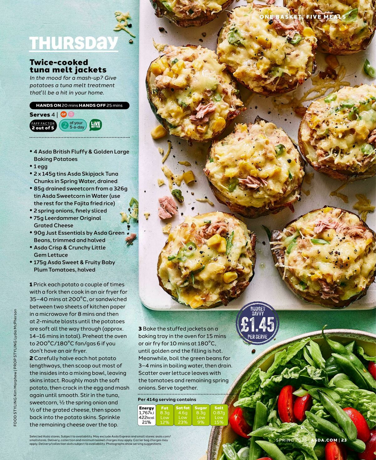 ASDA Magazine Spring Offers from 1 April