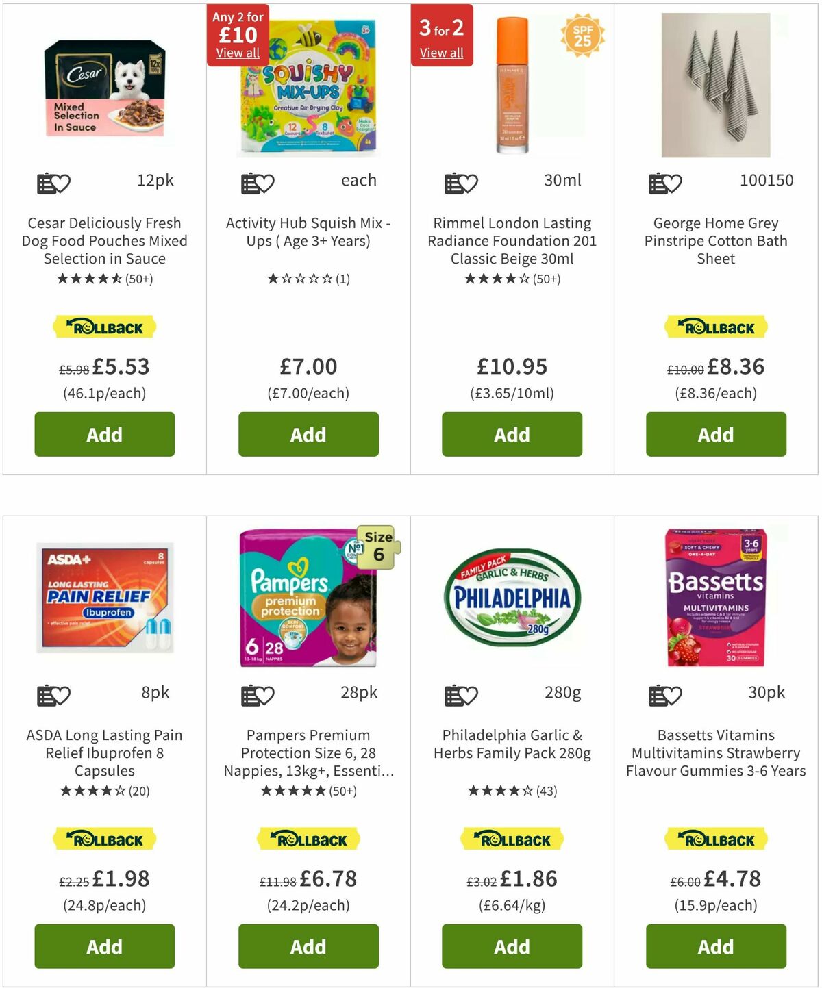 ASDA Offers from 11 April