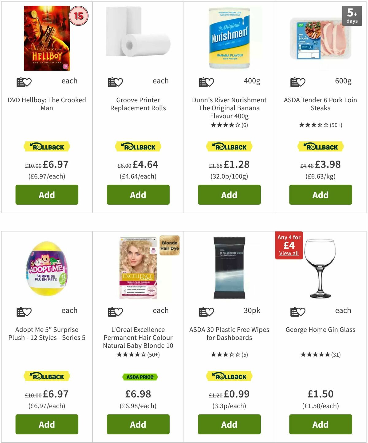 ASDA Offers from 11 April