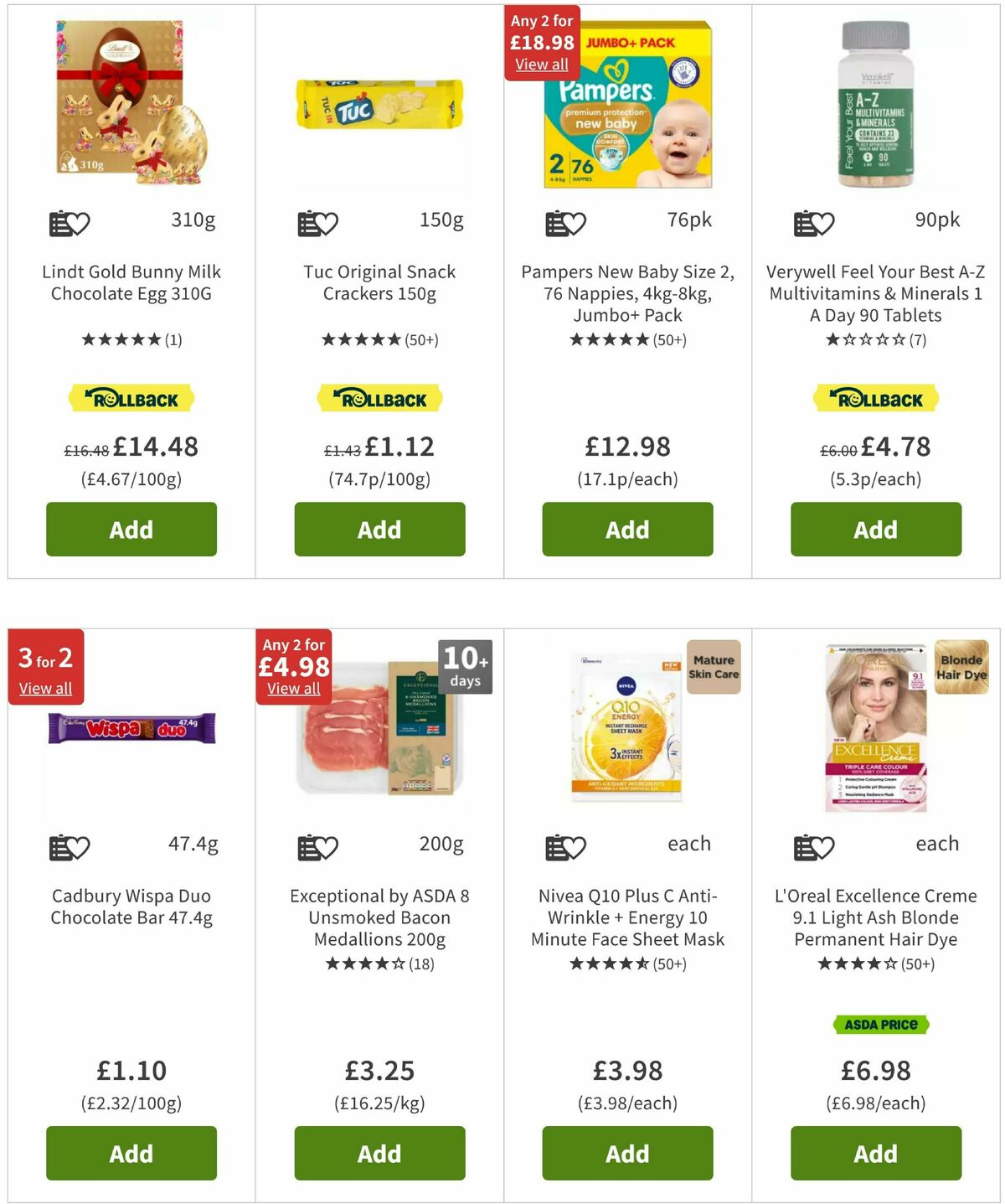 ASDA Offers from 18 April