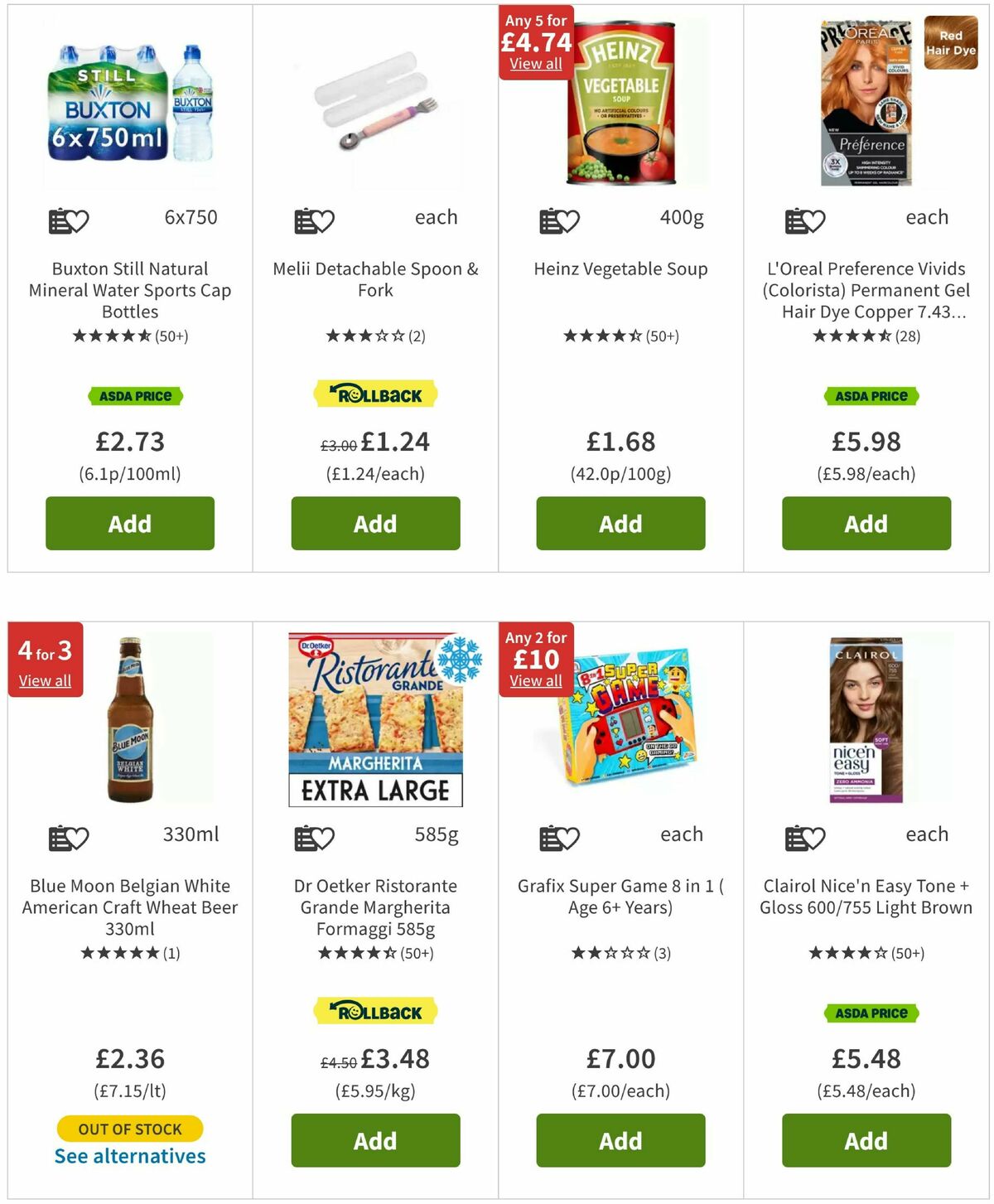 ASDA Offers from 25 April