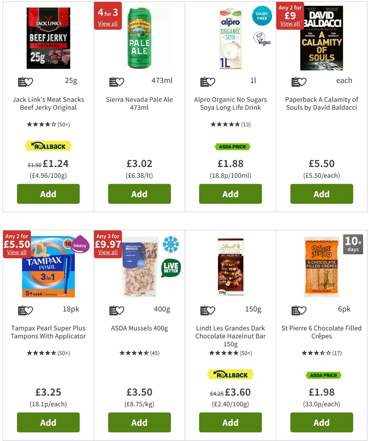 ASDA Offers from 25 April
