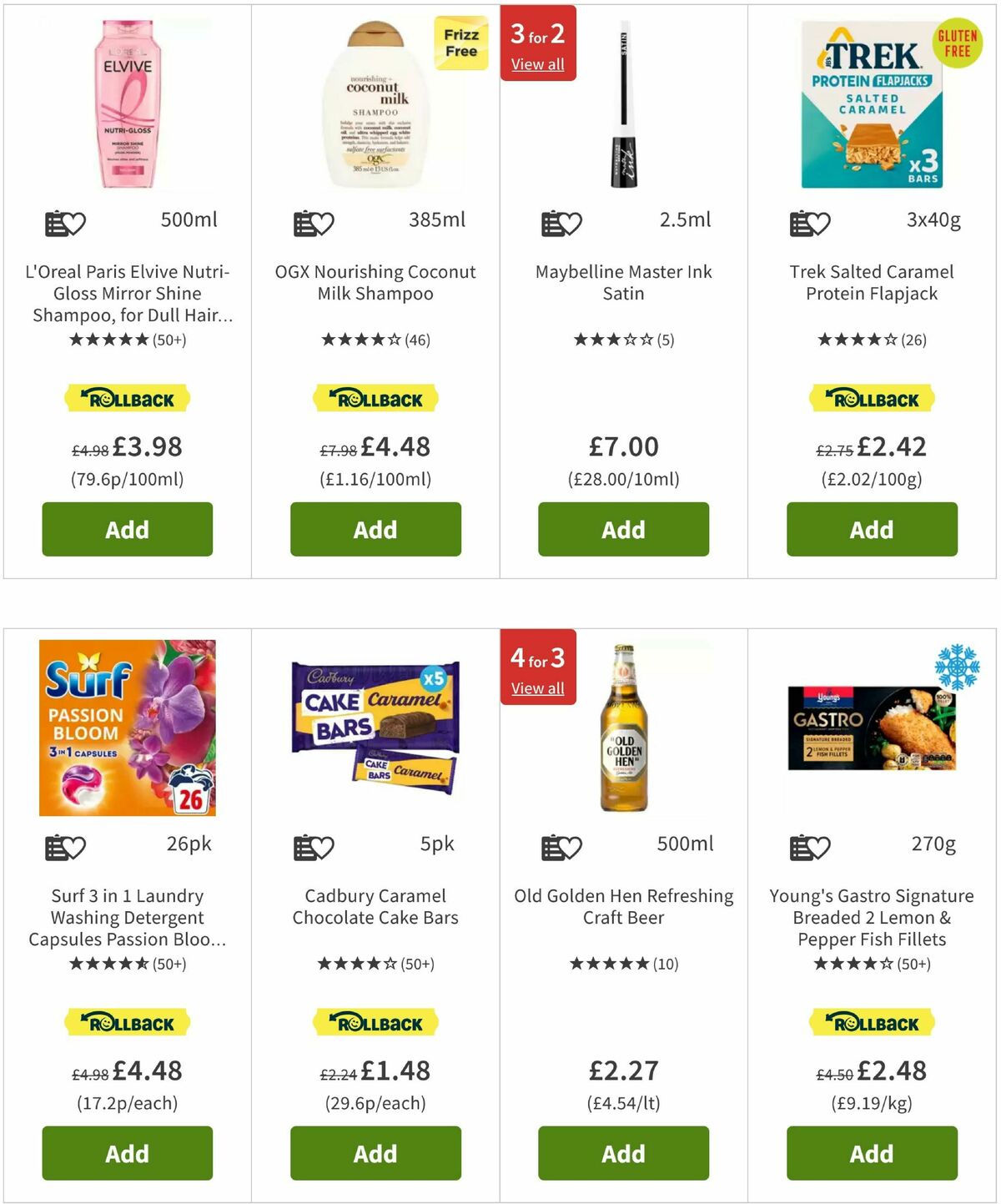 ASDA Offers from 25 April