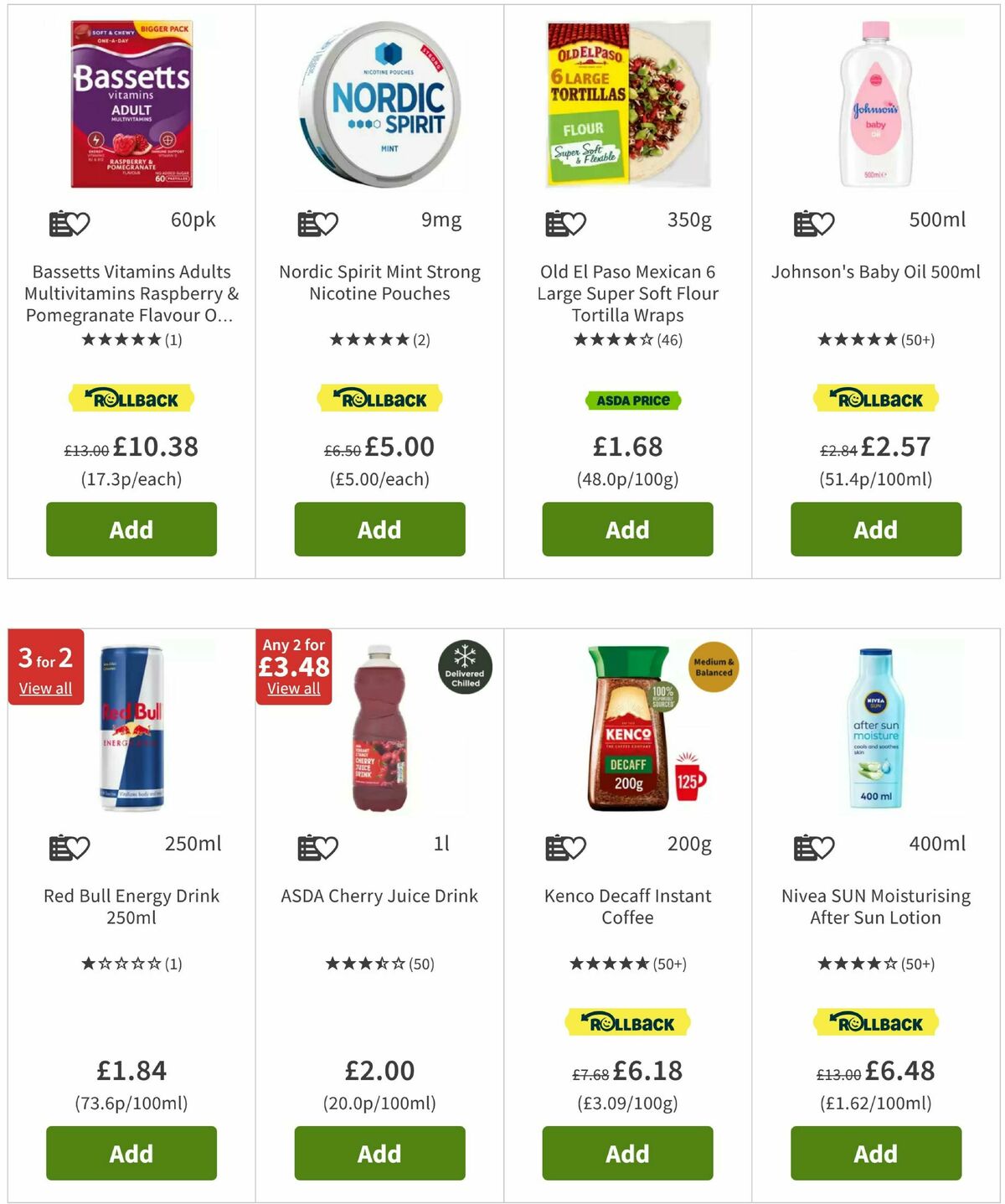 ASDA Offers from 25 April