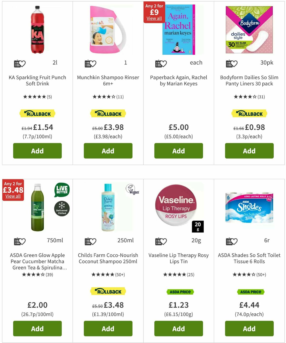 ASDA Offers from 25 April