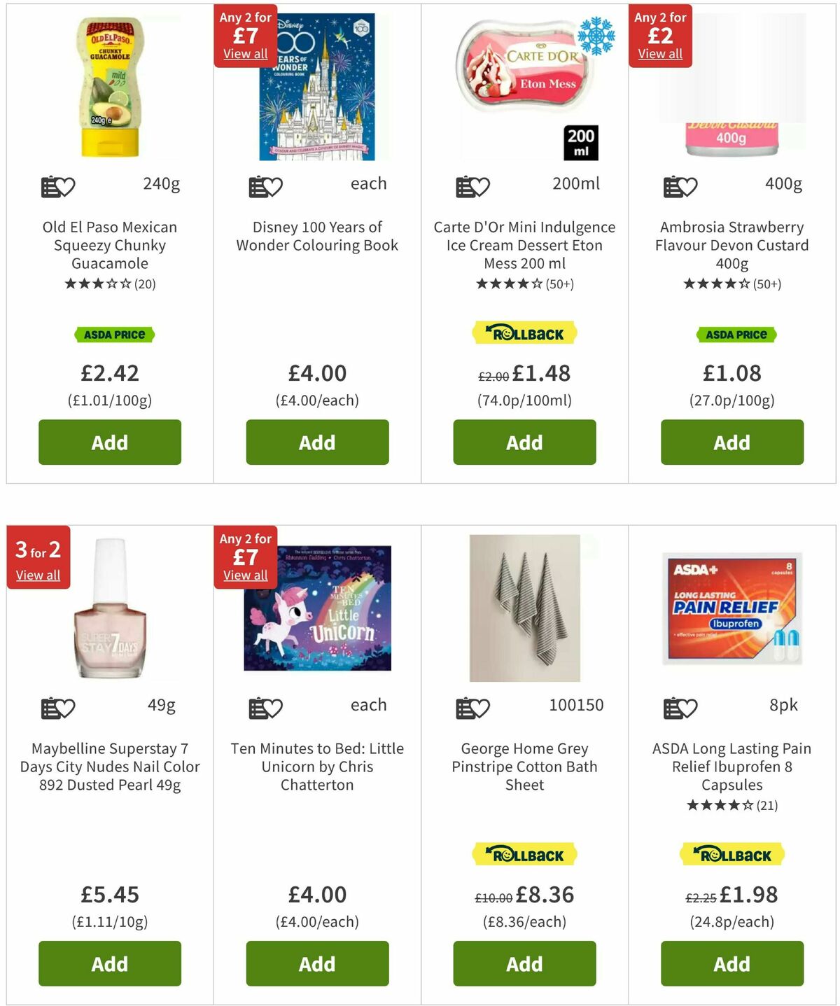 ASDA Offers from 25 April