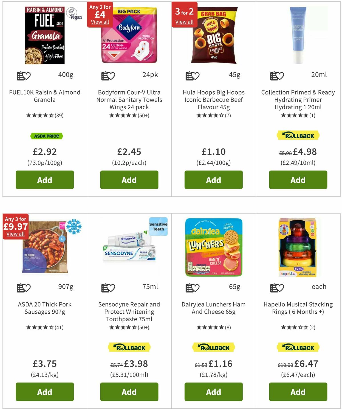 ASDA Offers from 25 April