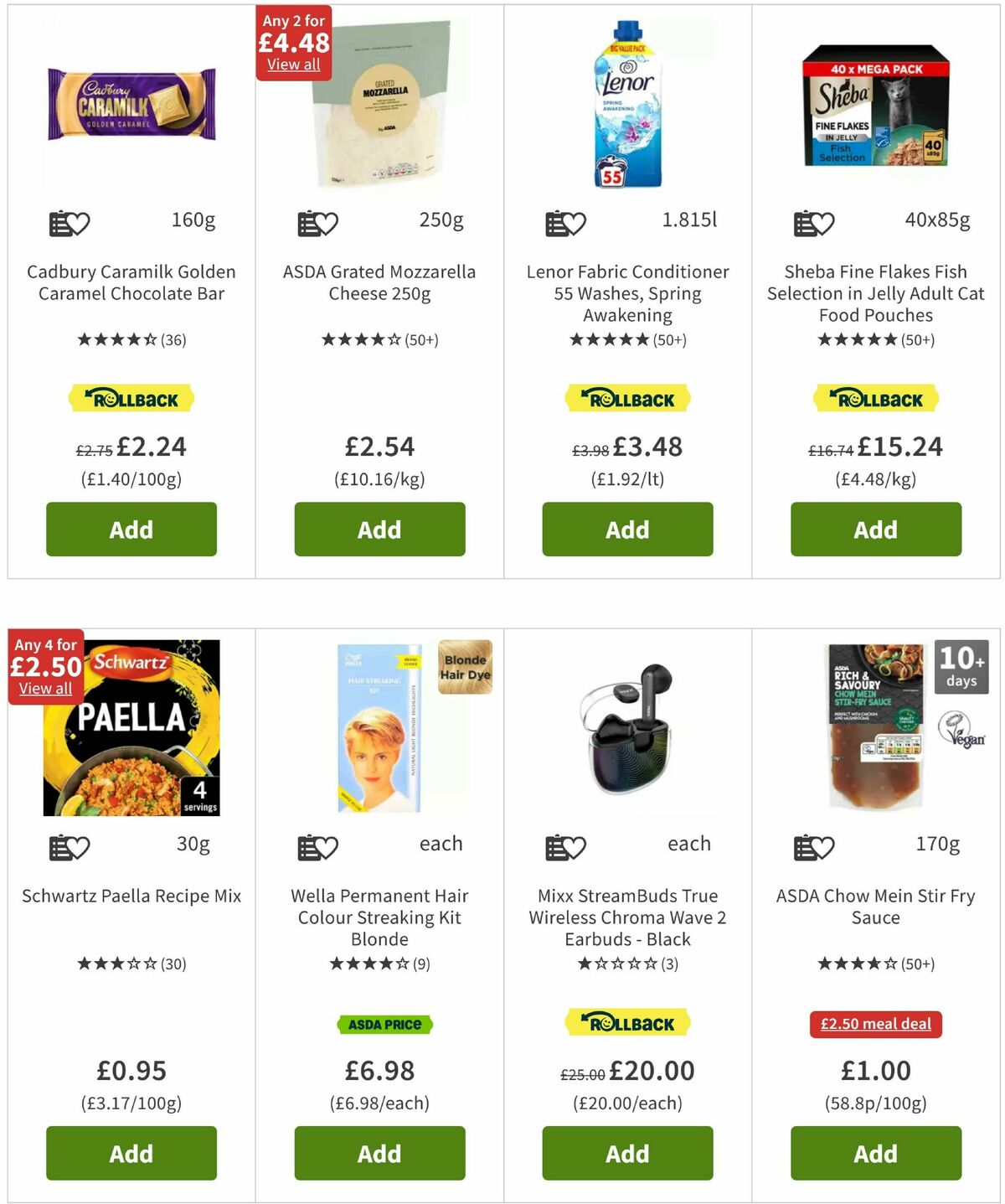 ASDA Offers from 25 April