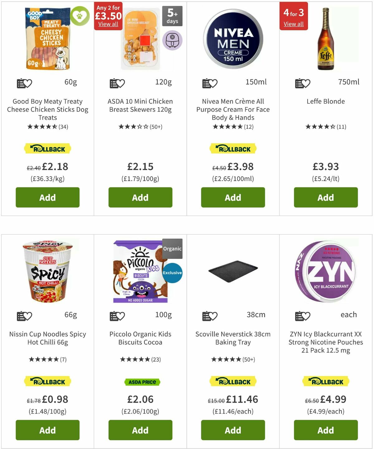 ASDA Offers from 25 April