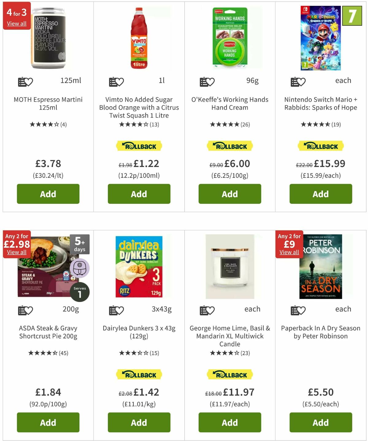 ASDA Offers from 25 April
