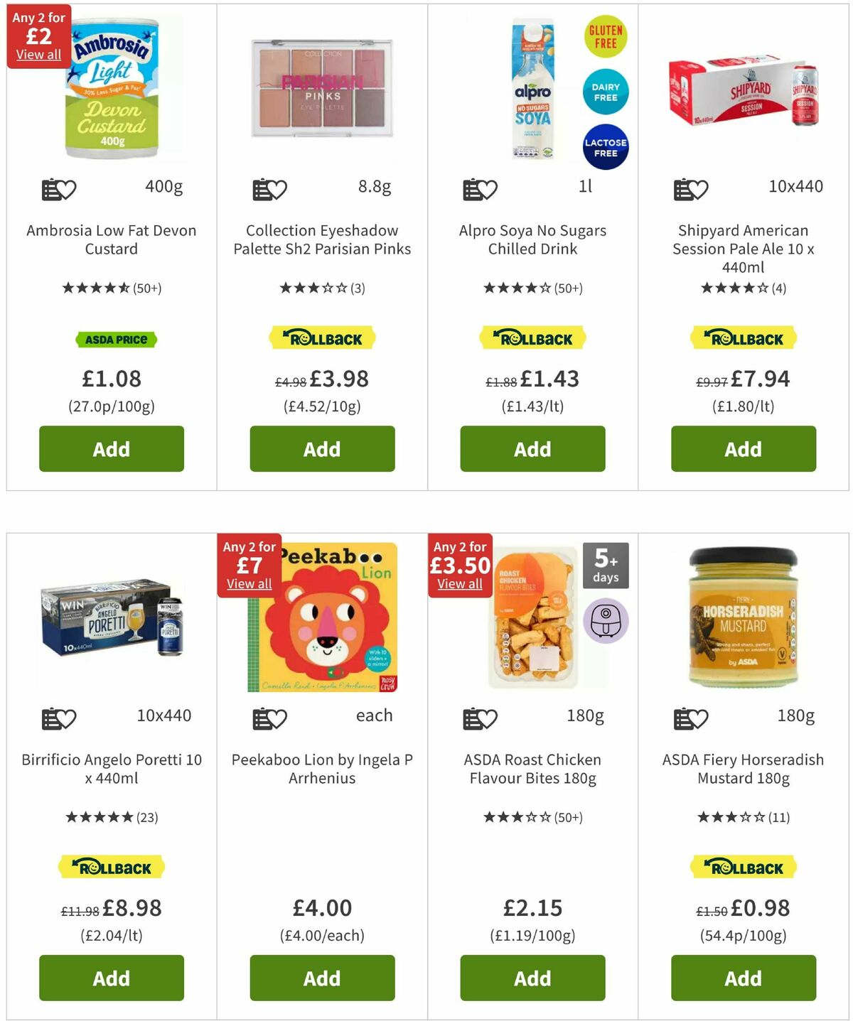 ASDA Offers from 25 April