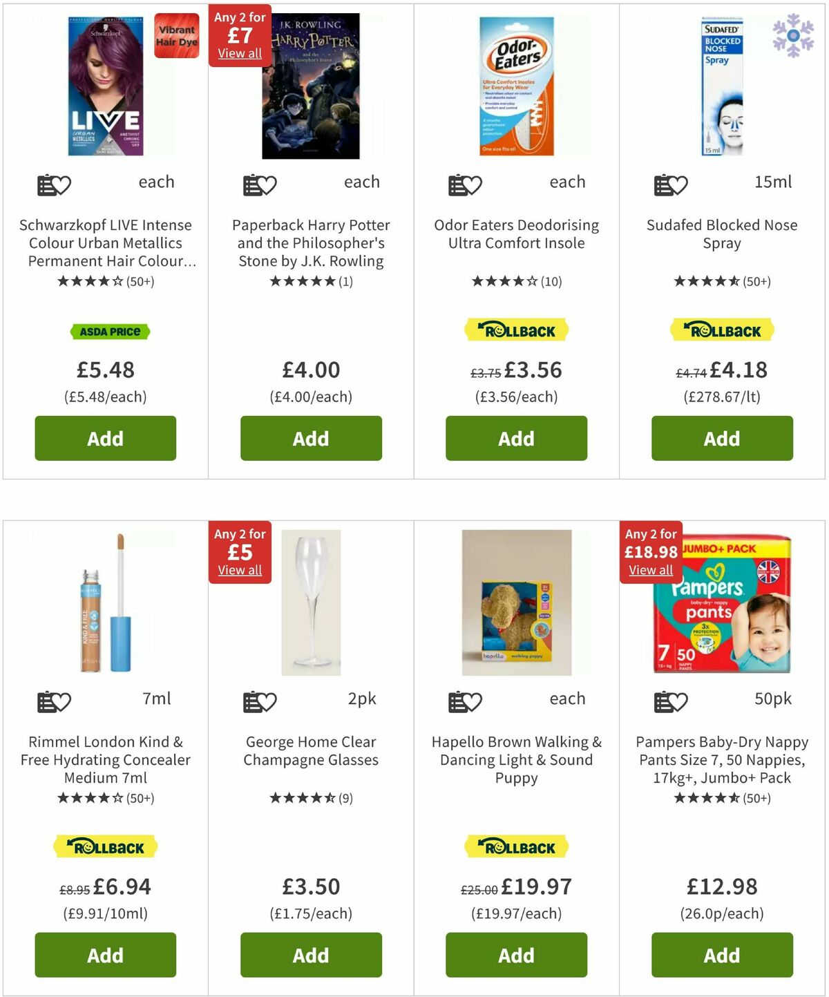 ASDA Offers from 25 April