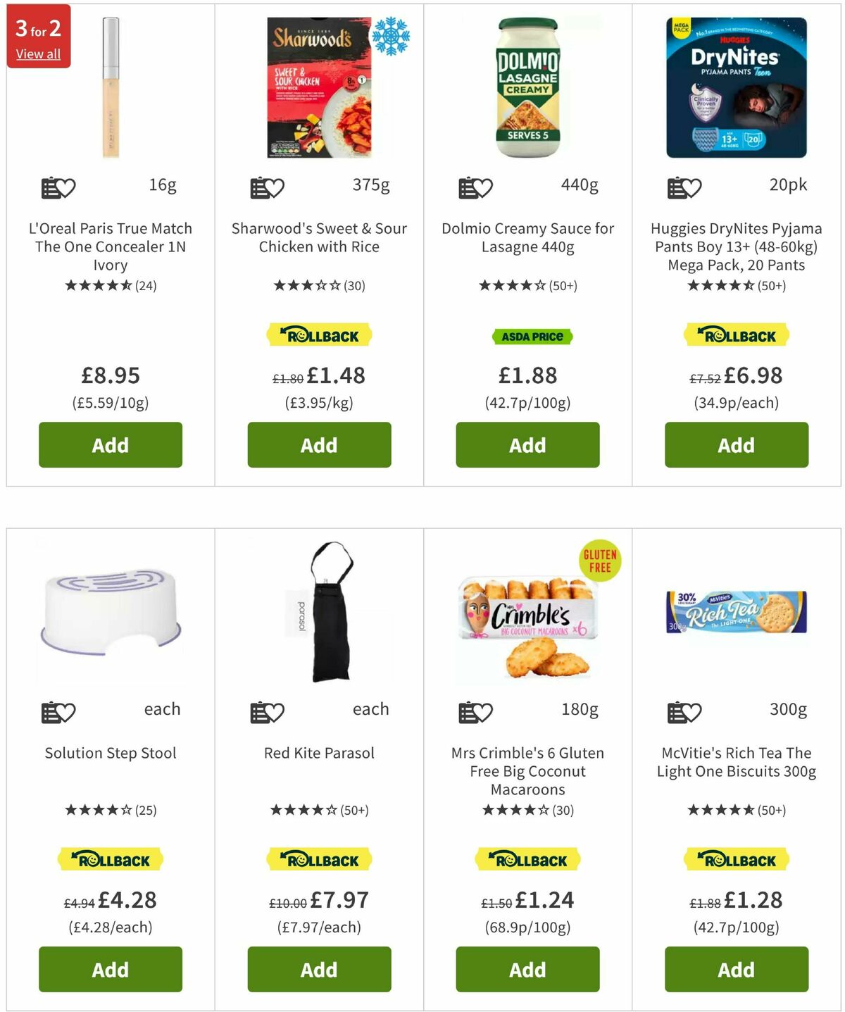 ASDA Offers from 2 May