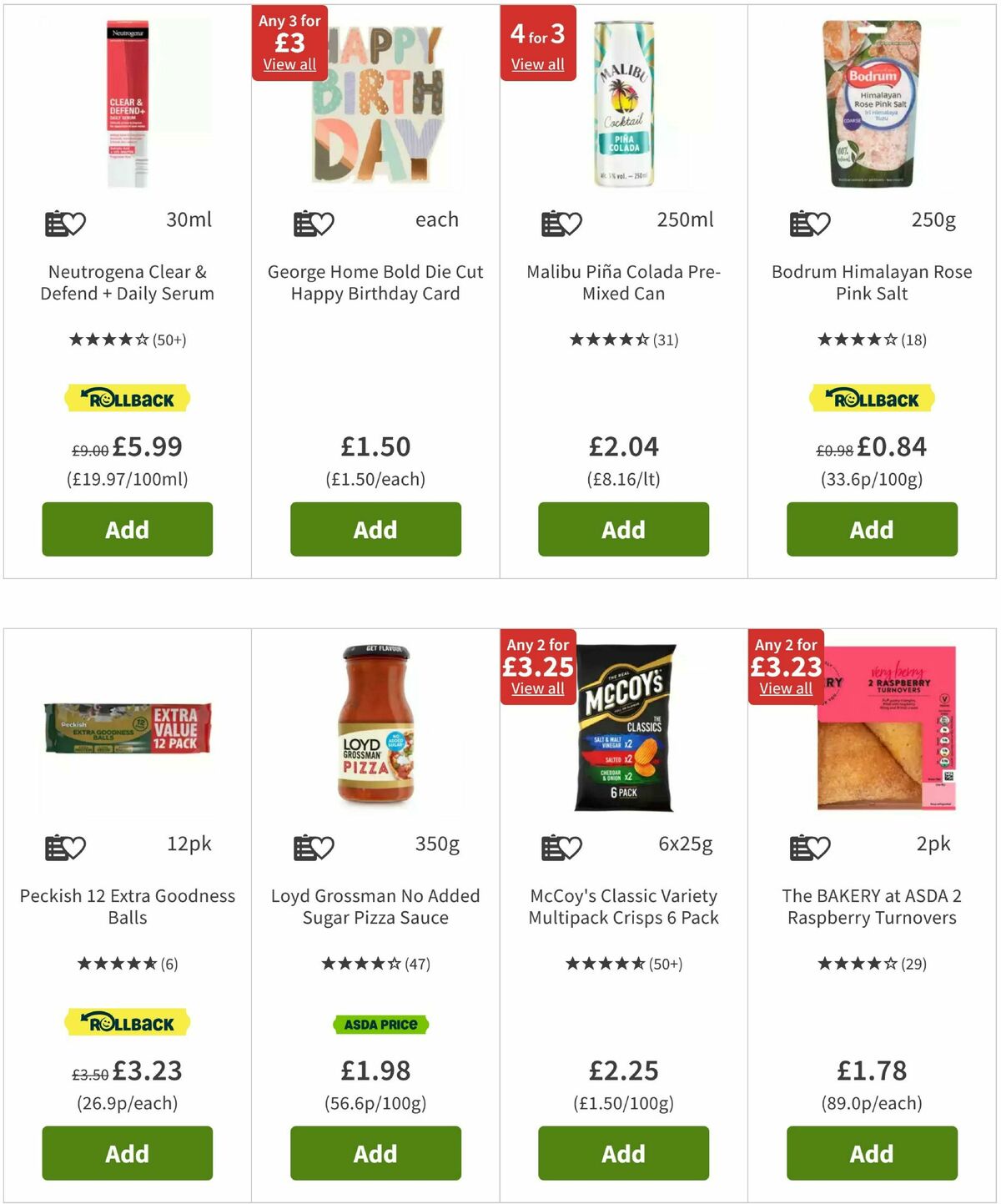 ASDA Offers from 2 May