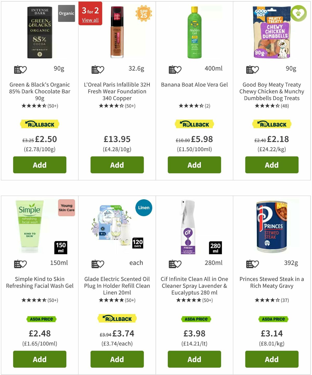 ASDA Offers from 2 May