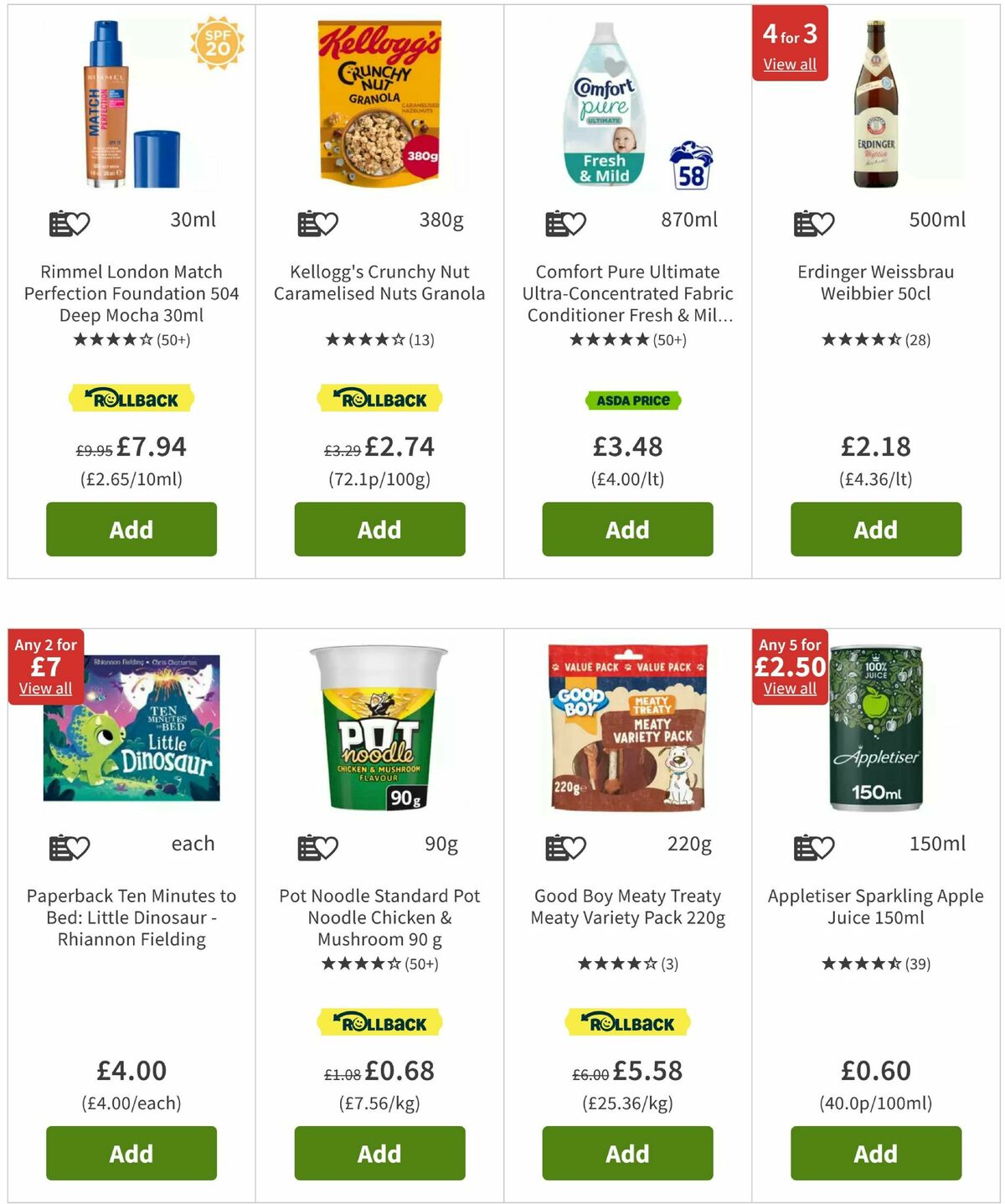 ASDA Offers from 2 May
