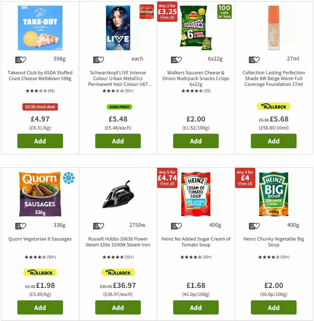 ASDA Offers from 9 May