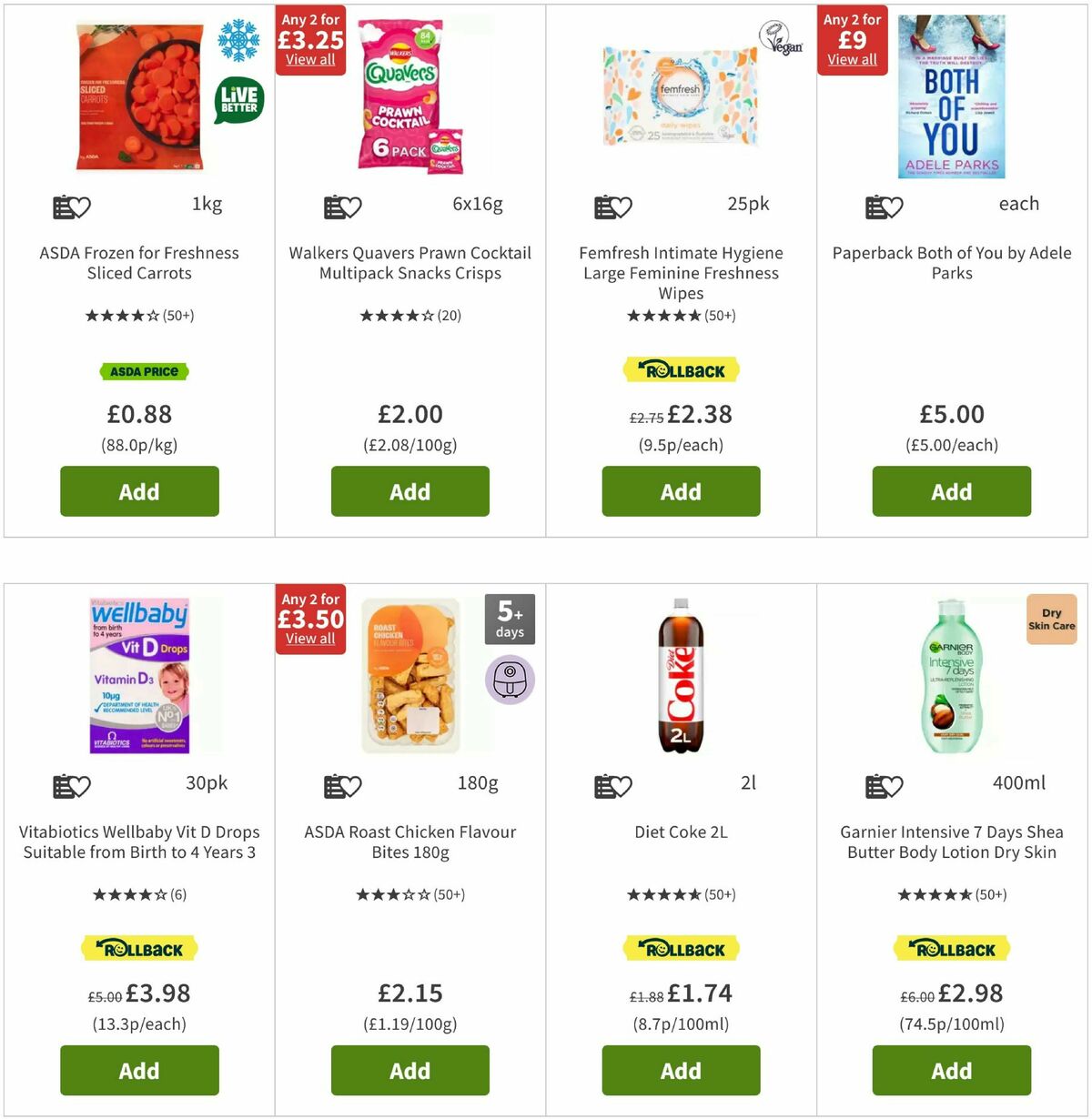 ASDA Offers from 9 May