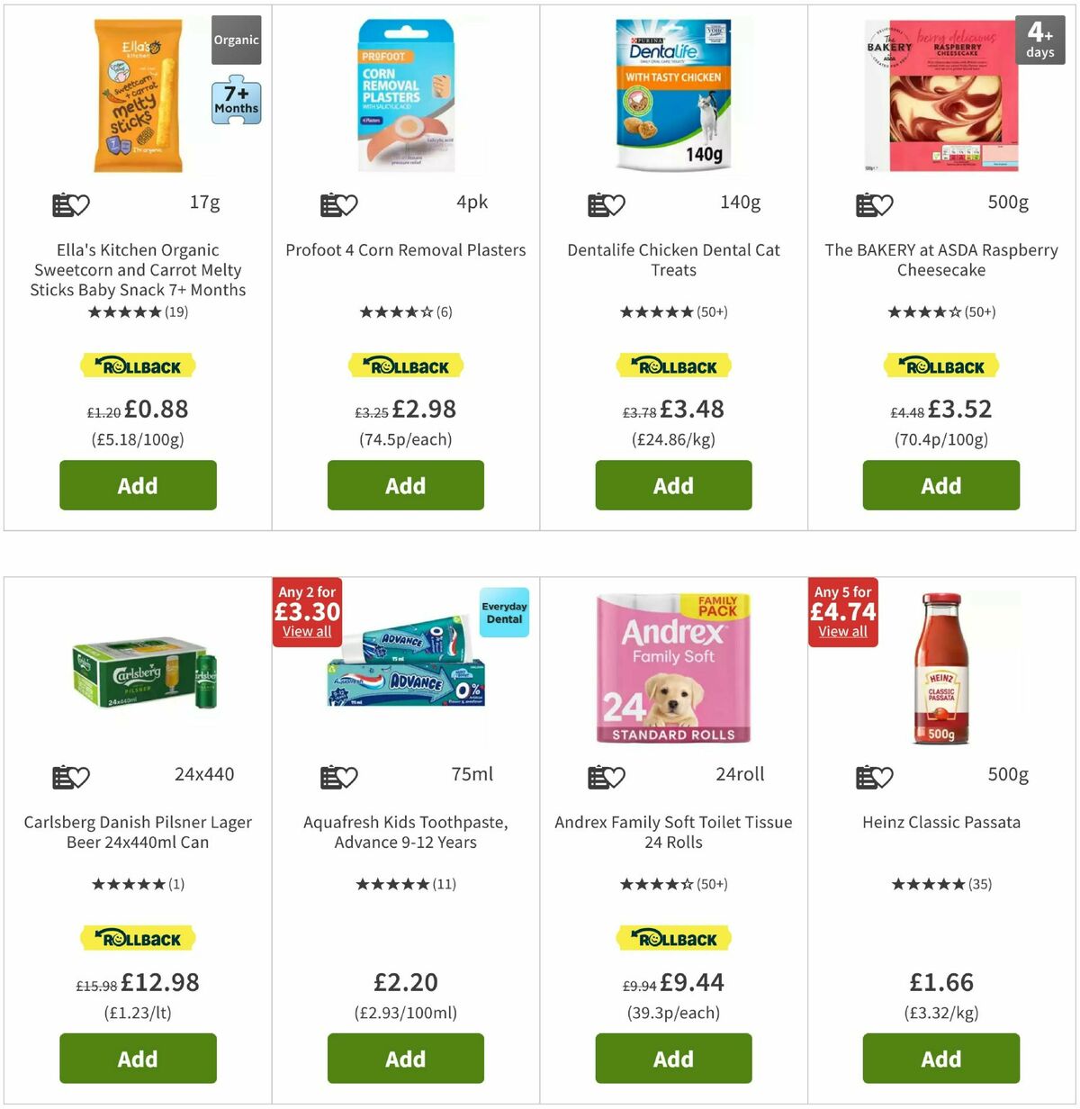 ASDA Offers from 9 May