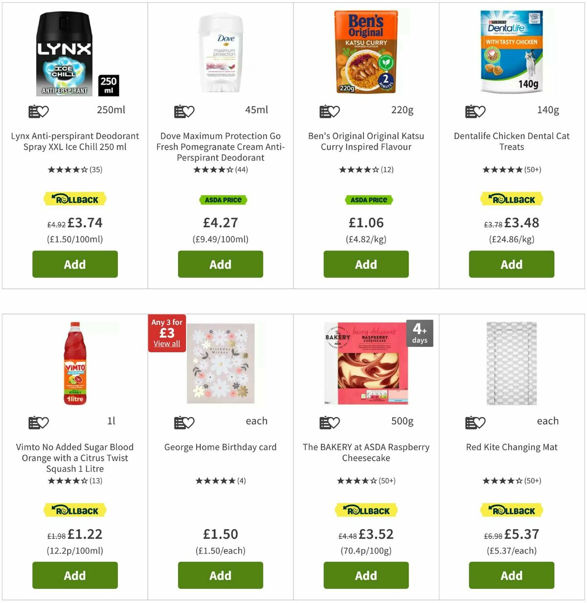 ASDA Offers from 9 May