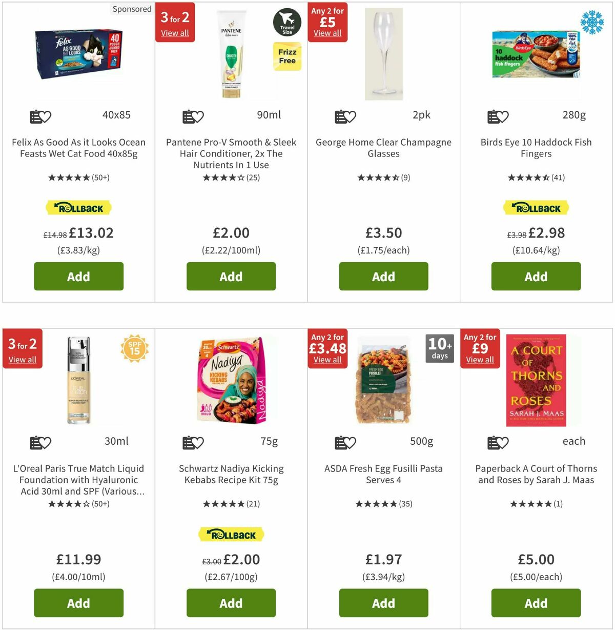 ASDA Offers from 9 May