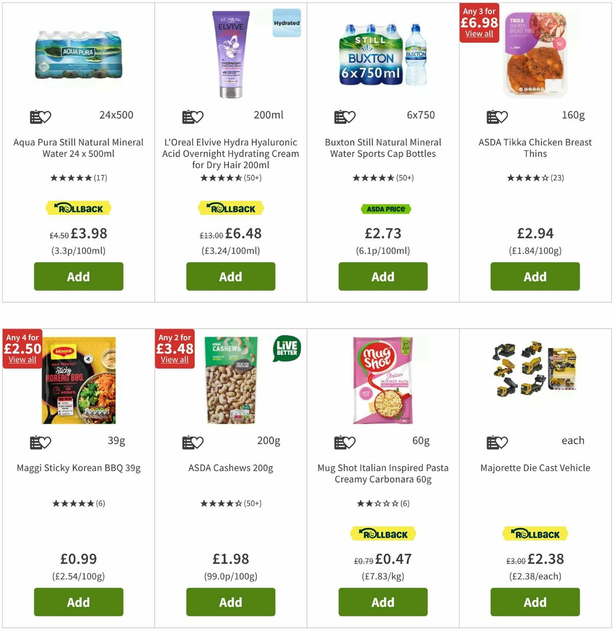 ASDA Offers from 9 May