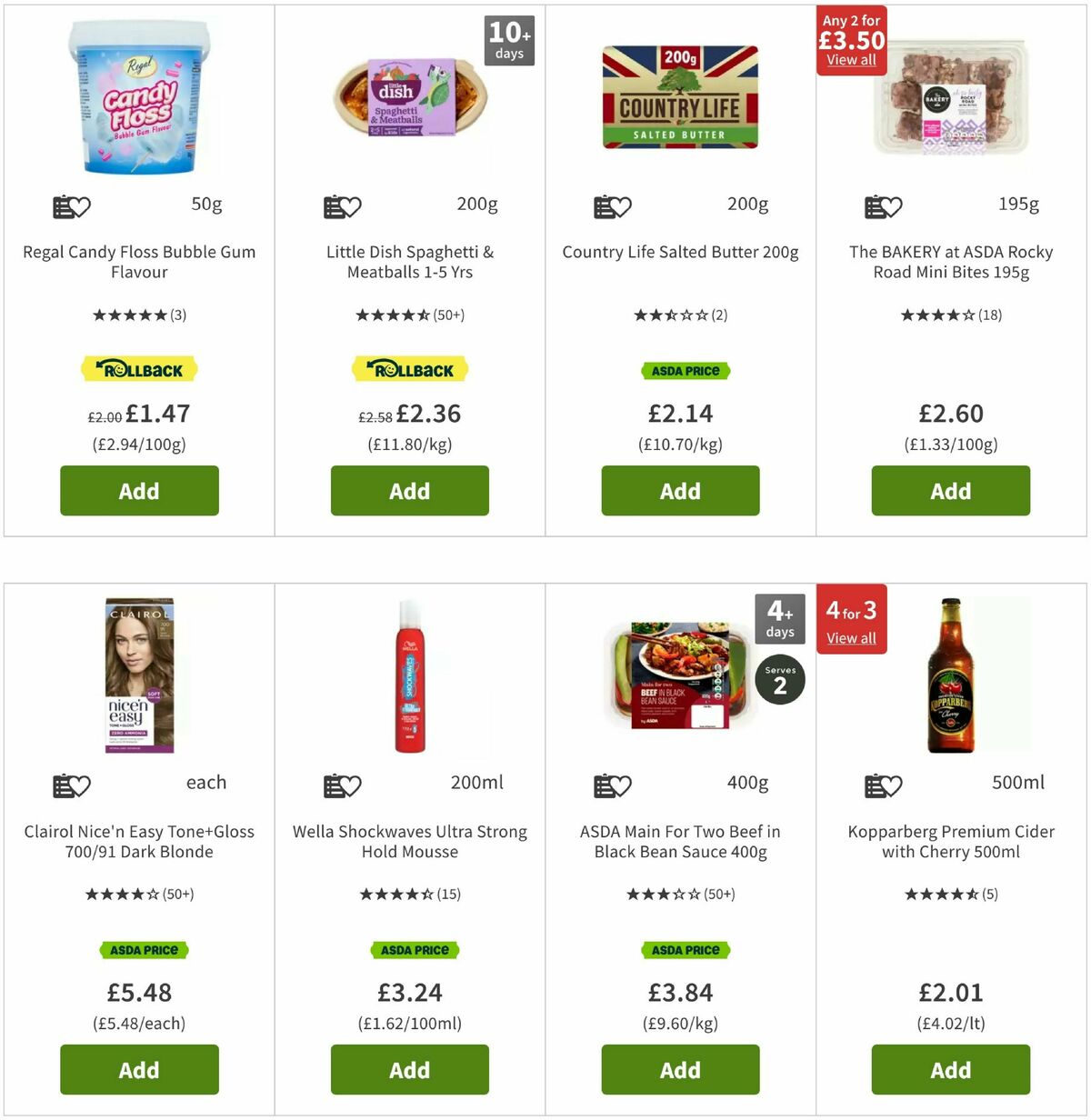 ASDA Offers from 9 May