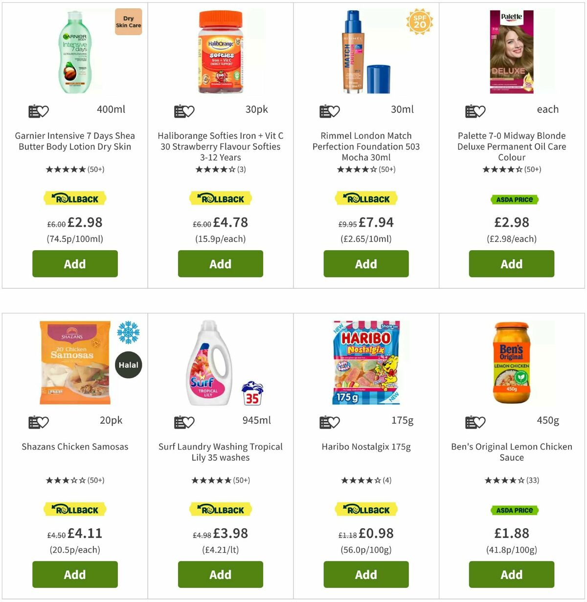 ASDA Offers from 9 May