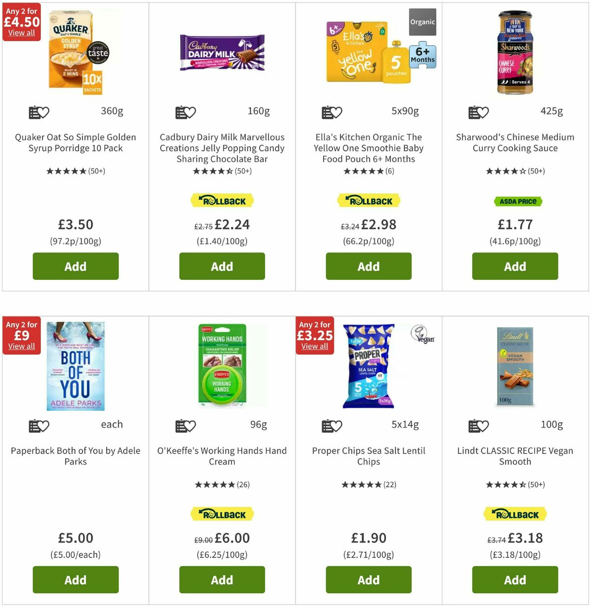 ASDA Offers from 9 May