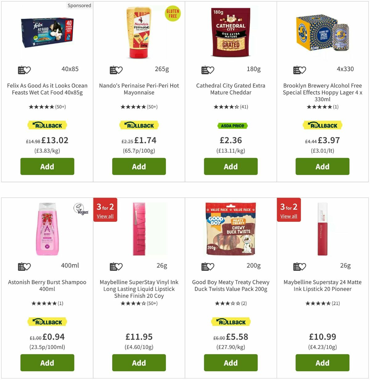 ASDA Offers from 9 May