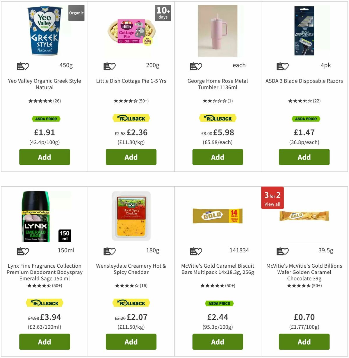 ASDA Offers from 9 May